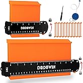 DODOWIN Contour Gauge Tool, Valentines Day Gift for Him, Profile Gauge Shape Outline for Tile Cutter Flooring Woodworking Car