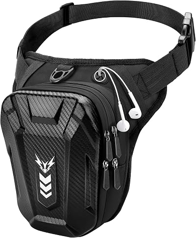 Rolgno Drop Leg Bag Expandable EVA Hardshell Reflective Strap Adjustable
