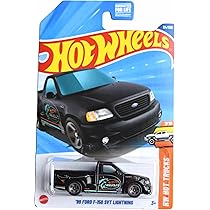 Hot Wheels '99 Ford F-150 SVT Lightning, HW Hot Trucks 7/10 [Black