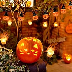 Halloween Pumpkin String Lights, 8.5Ft Pumpkin