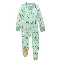 HonestBaby Non-Slip Footed Pajamas One-Piece