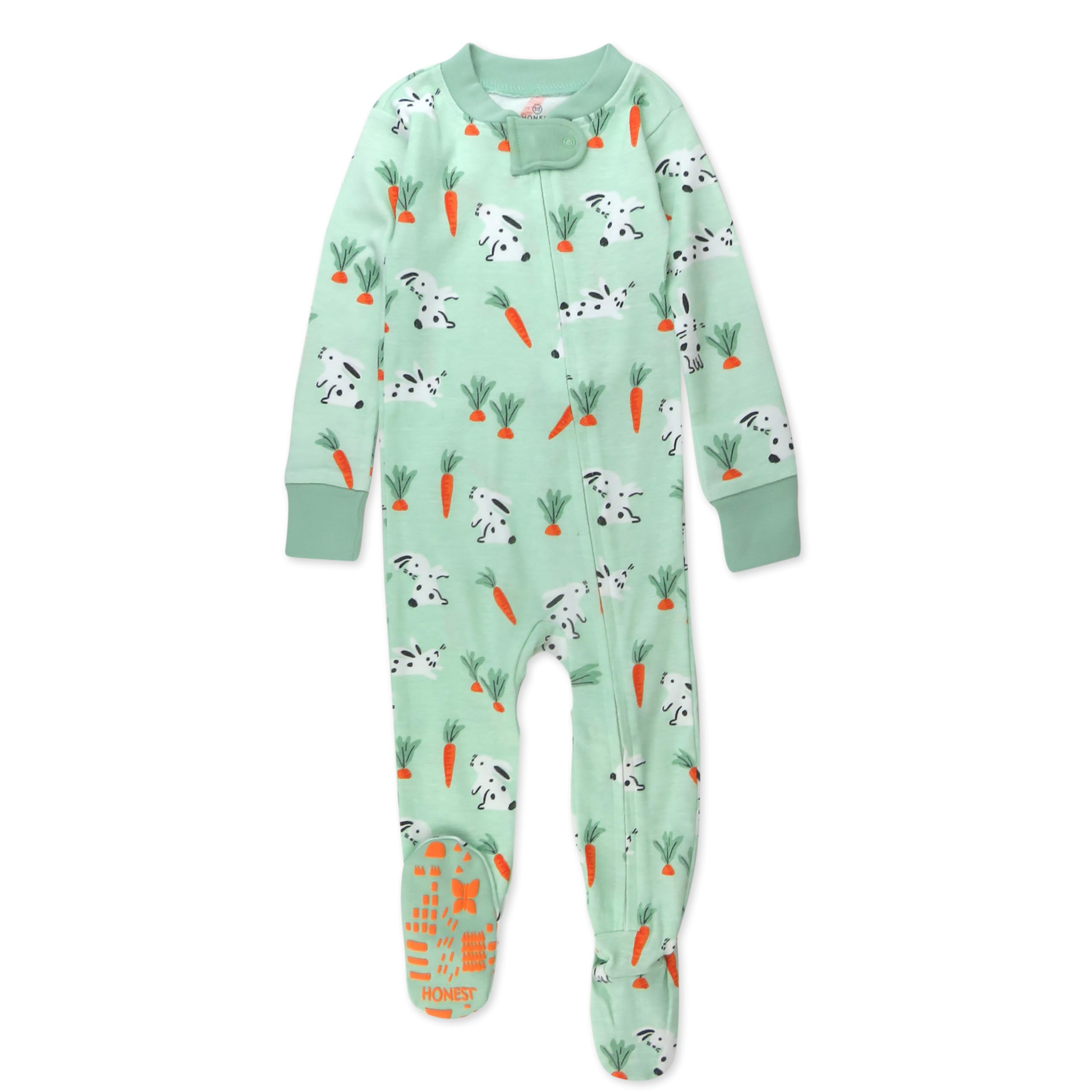 HonestBaby Non-Slip Footed Pajamas One-Piece