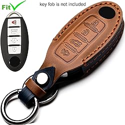 ZiHafate Leather Car Key Fob Cover Compatible with