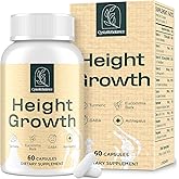 CystoRebalance 25-in 1 Bone Strength Supplement - for Natural Growth, Digestion and Stress - High Absorption - Calcium, Magnesium, Zinc, Ashwaganda and Multivitamins for Age 12+ | 60 Caps