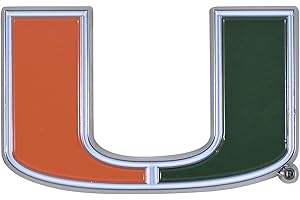 FANMATS NCAA 3D Color Metal Emblem, Diecut Team Logo Auto Emblem