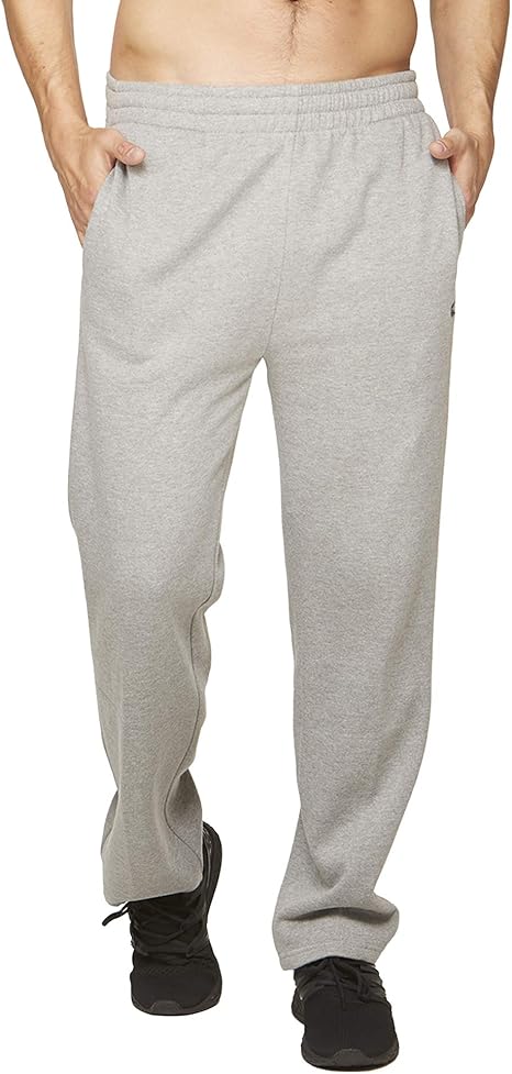 open bottom fleece sweatpants