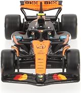 Bburago McLaren F1 MCL39 2025 #4 Norris 1:43 Diecast Car Papaya Black view 9