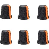 Potentiometer Knob Replacement Cap Compatible with Roland SP-404 MKII | Replacement Knurled Knob Featuring Textured Grip Design and a Directional Indicator for Music Equipment Customization