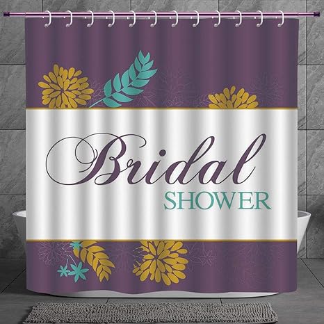 Decorative Shower Curtain 2 0 Bridal Shower Decorations Farm