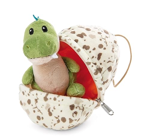 NICI Soft Toy Dino Baby boy in egg 13cm GREEN