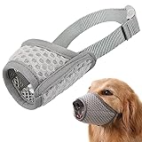 Mayerzon Dog Muzzle, Soft Mesh Muzzle for Small