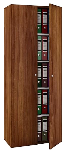 VCM Schrank Universal Kleiderschrank Mehrzweckschrank Dielenschrank Flur Möbel kern-nussbaum 178 x 70 x 40 cm 'Vandol'