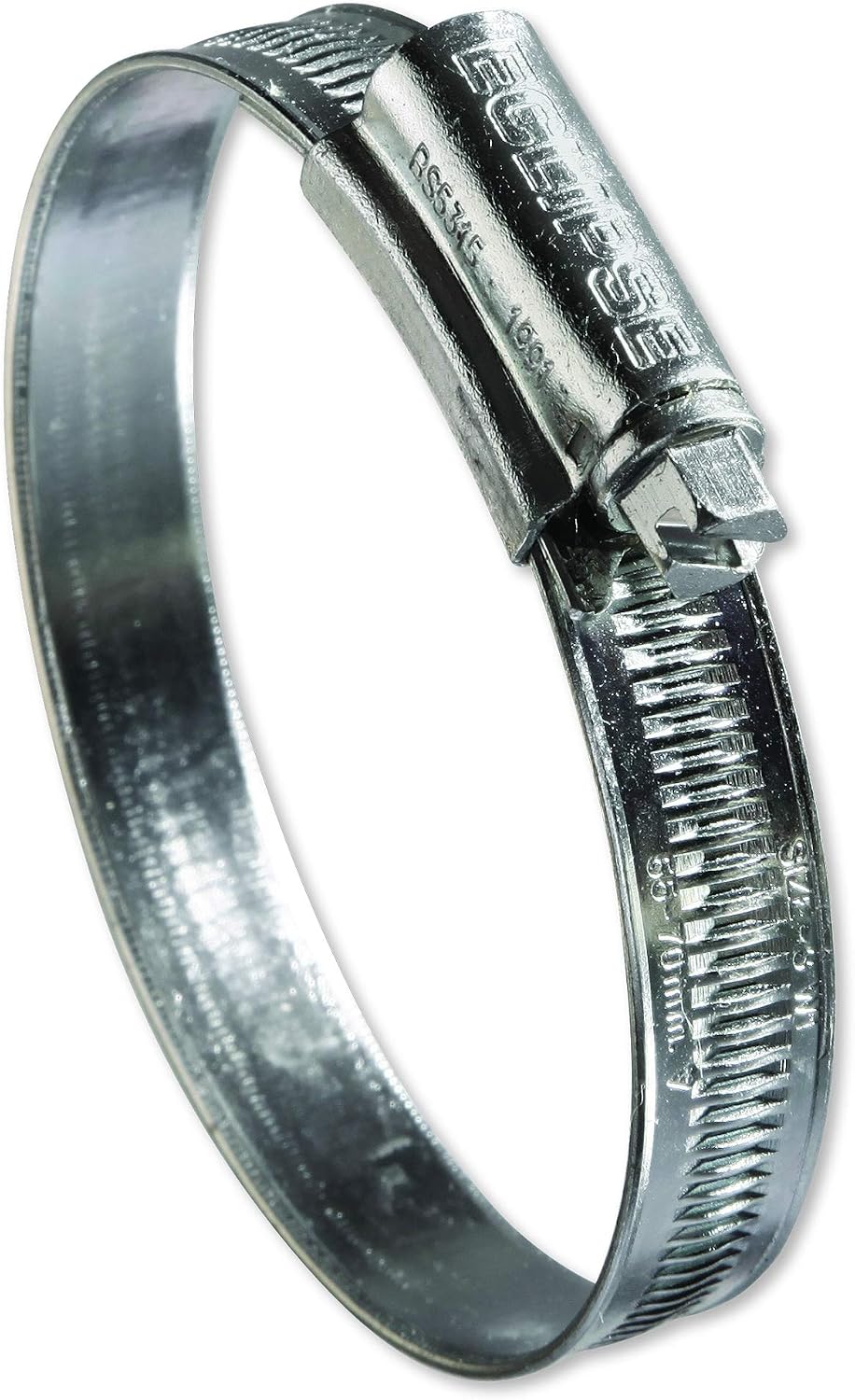 Eclipse Professional Tools ECW1-3 W1 Box of 5 55-70mm (2 ⅛" - 2 ¾") Mild Steel Worm Gear Hose Clamps, Silver, 45-60mm (1 ¾" - 2 ⅜") - Image 3