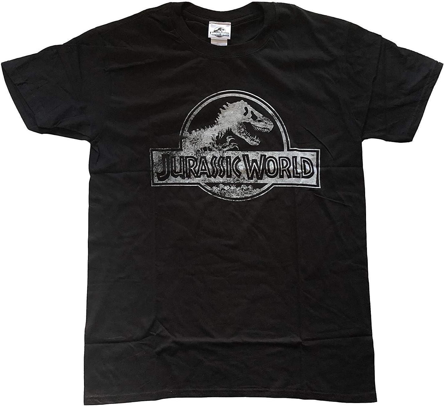 Jurassic World (Jurassic Park) - Distressed Vintage Logo - Official Mens T Shirt