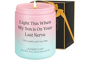 LEADO Candle, Daughter in Law Gifts - Funny Wedding, Birthday, Christmas Gifts for Daughter in Law, Sons Girlfriend, Future Adult DIL - DIL Presents from Mother, MIL, Mom - Bride, Bridal Shower Ideas