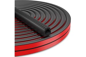 Weather Stripping Door Seal 26 Feet Foam EPDM Rubber Seal Strip Weather Stripping for Window, Door, RV, Boat, Auto, Truck, Ma