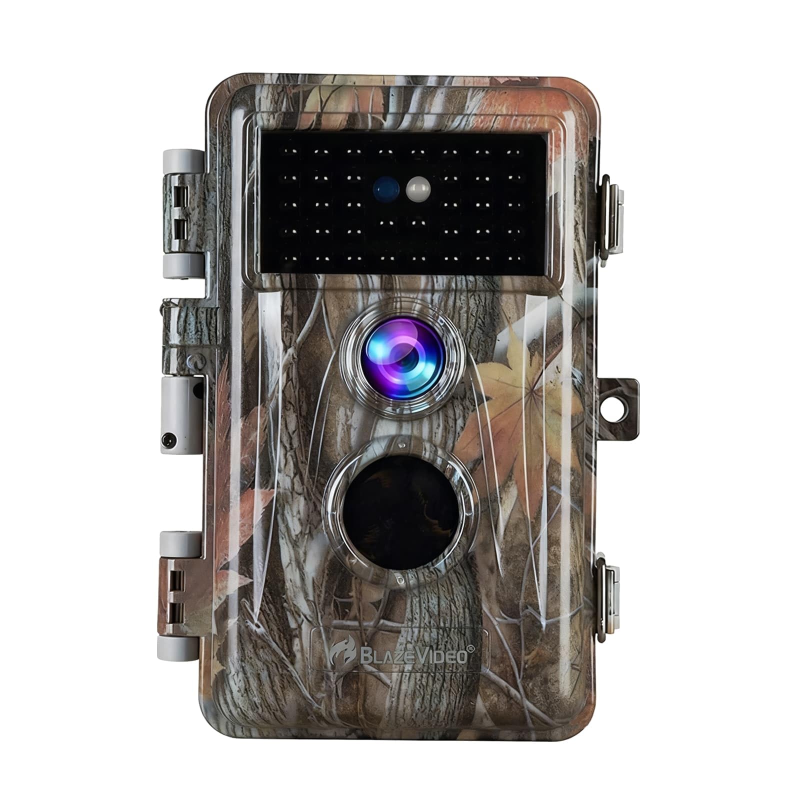 BLAZEVIDEO Trail Camera 48MP Wildlife Camera with Night Vision & 120° Wide Angle | Motion Activated, IP66 Waterproof HD Outdoor Camera | for Garden, Woodland, Fox & Badger Watching