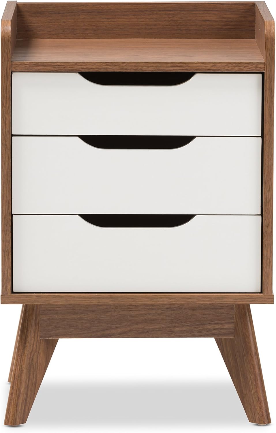 baxton studio shoe cabinet on Nightstands White Walnut Brown Baxton Studio 424 7498 Amz Maddy Mid Century Modern Wood 3 Drawer Storage Nightstand Home Dccbjagdalpur Com