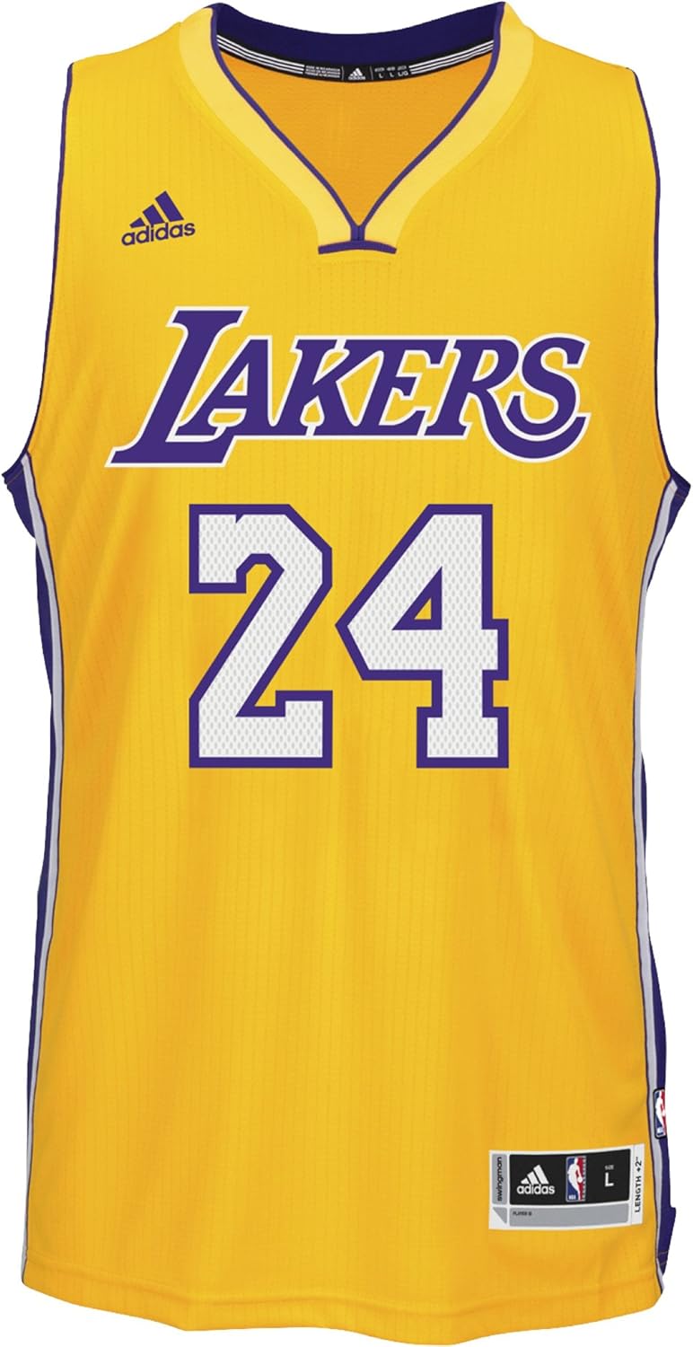 adidas Men's Los Angeles Lakers NBA Swingman Jersey MultiColoured Gelb