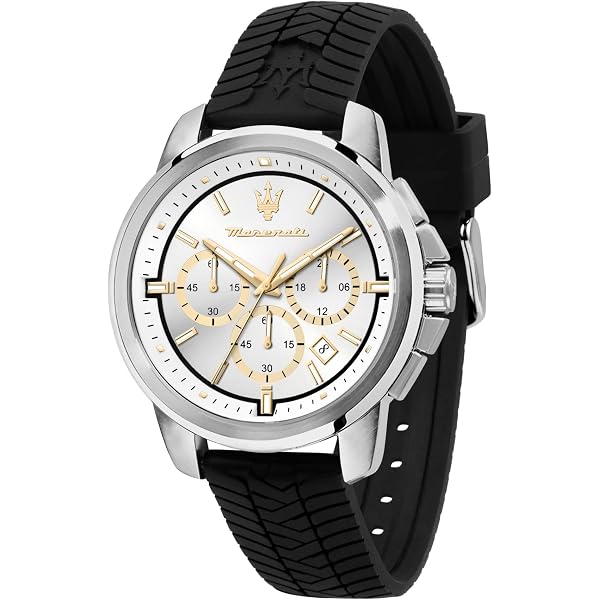 Maserati Successo Orologio Uomo Automatico | 44mm Acciaio PVD Canna Di Fucile | R8823121001 - 4