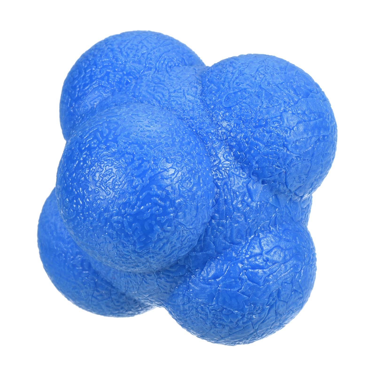 PATIKIL Bounce Reaction Balls, Coordination Ball Agility & Speed Reflex Training Game Sports Ball TPR High Difficulty for Baseball Soccer Softball Basketball, Blue