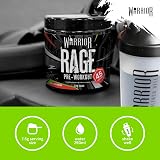 Warrior Rage Pre Workout Powder 392g High Stim 300mg Caffeine Wicked Watermelon view 4