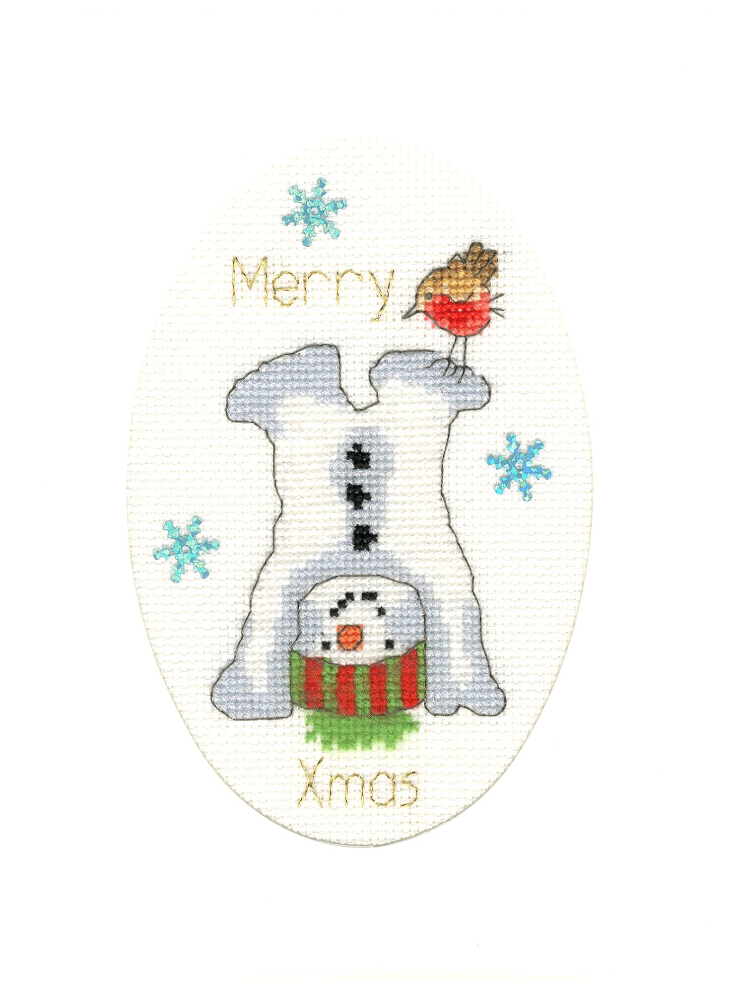 Bothy Threads Christmas Card Cross Stitch Kit - Frosty Fun