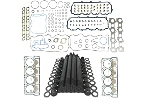 FRENZYBRO Cylinder Head Stud KIT&Head Gasket Set 18mm Compatible With 03-06 FORD 6.0L Powerstroke