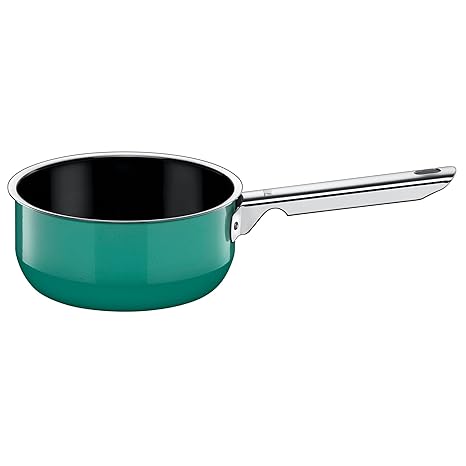 Silit Nature Green Stielkasserolle ohne Deckel Ø 16 cm, Silargan Funktionskeramik, induktionsgeeignet, spülmaschinengeeignet,