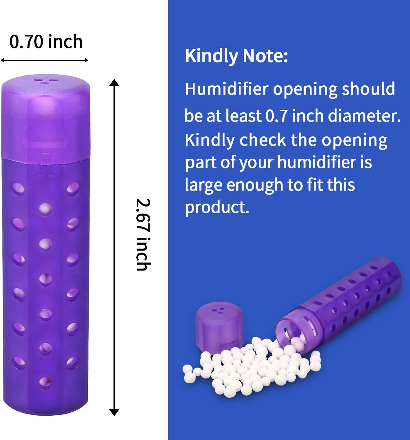 PIGUOAT 10 Pack Universal Humidifier Tank Compatible with Warm&Cool Mist Humidifiers, Evaporative Humidifiers and Fish Tanks, Compare to Guardian Technologies Aquastick Part #GGHS15: Home & Kitchen