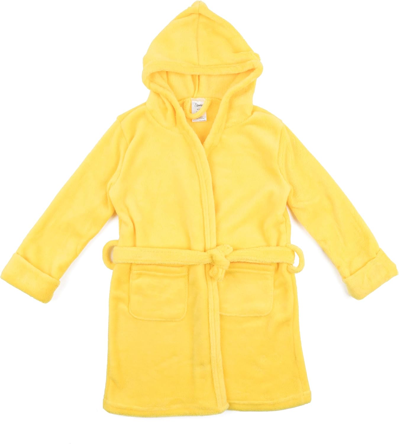 Leveret Kids Robe Boys Girls Solid Hooded Fleece Sleep Robe Bathrobe (2 Toddler-16 Years) Variety of Colors: Clothing