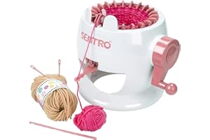 Knitting machines, knitting machine 48 needles, smart loom with row counter, DIY knitting board rotary double loom, suitable 