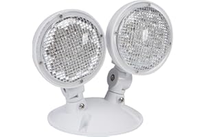 Morris Products 73127 Remote Emergency Light Head 2 3.6V LED Lamps Weatherproof, White