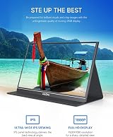 ARZOPA S1 Portable Monitor 15.6 FHD 1080P USB-C HDMI Eye Care view 3
