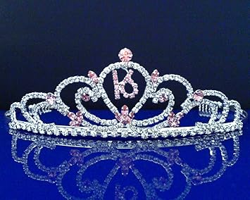Amazon Com Sc Sweet 16 Birthday Tiara 50695 Beauty