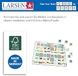 Larsen GP11 Animal Families MemoPuzzle 32pc Jigsaw for Kids Mother Baby Matching view 8