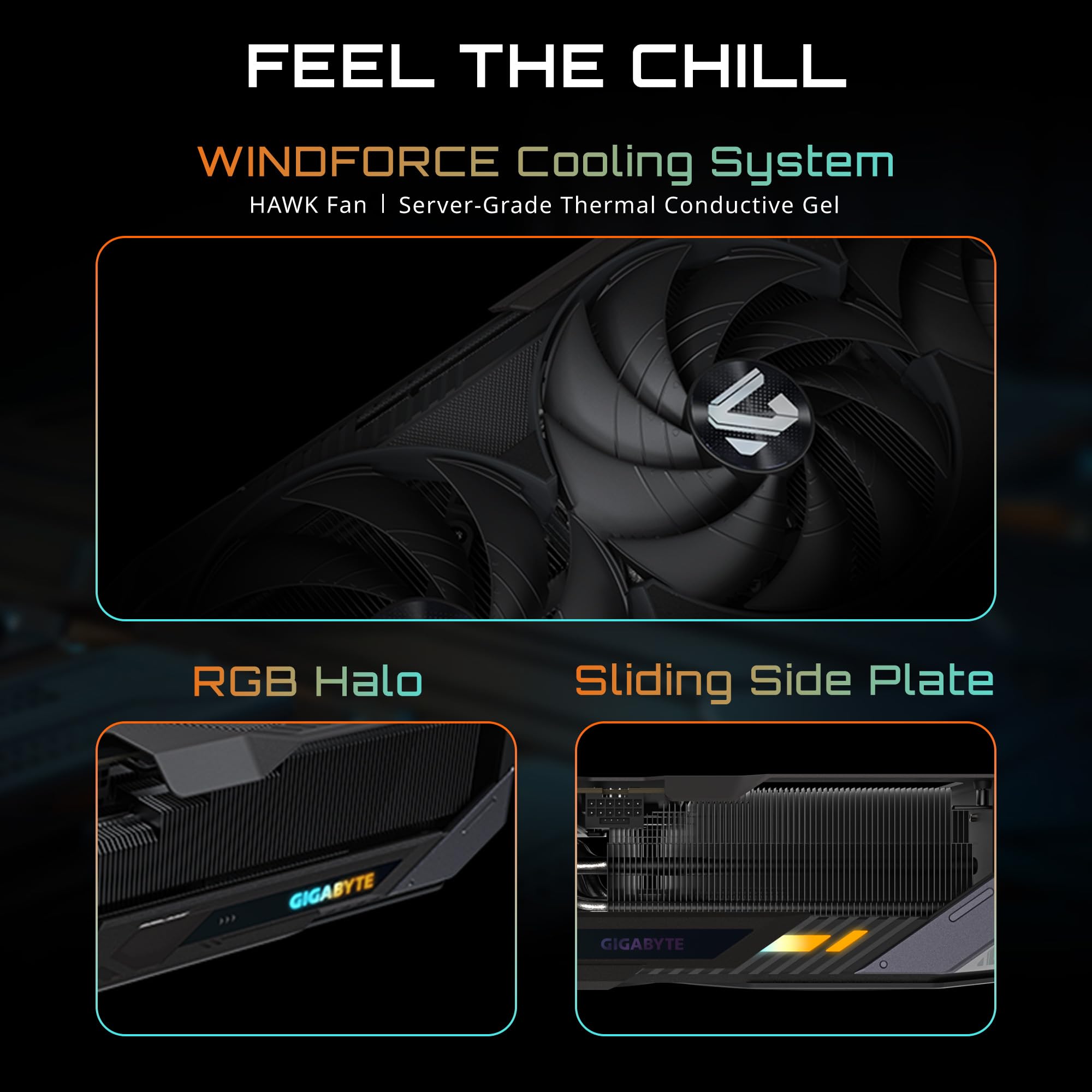 GIGABYTE GeForce RTX 5080 Gaming OC 16G Graphics Card, WINDFORCE Cooling System, 16GB 256-bit GDDR7, GV-N5080GAMING OC-16GD Video Card