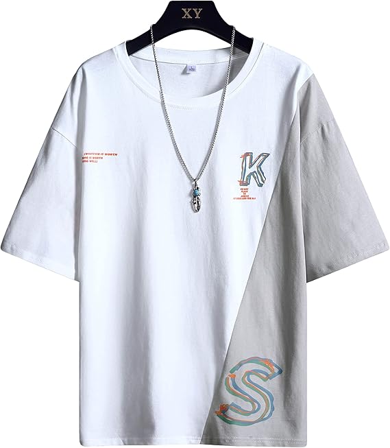 Amazon Tシャツ メンズ 半袖 夏服 人気 ロングtシャツ 大きいサイズ トップス ゆったり カットソー オシャレ なつふく 薄手 涼しい カジュアル かっこいい 春 夏 Tシャツ カットソー 通販