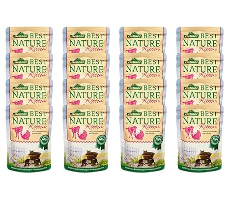Dehner Best Nature Katzenfutter, im Beutel, 16 x 85 g (1.36 kg)