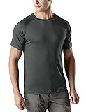 TSLA Men's FlexDri Cool Dri Running Tops, Tacti Dri