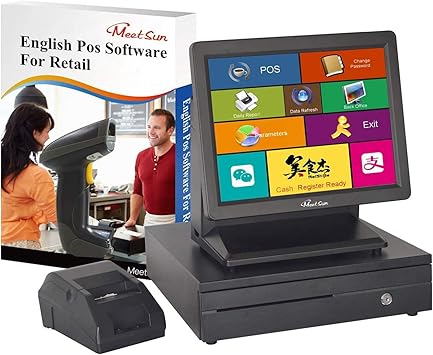 pos system with barcode printer and scanner