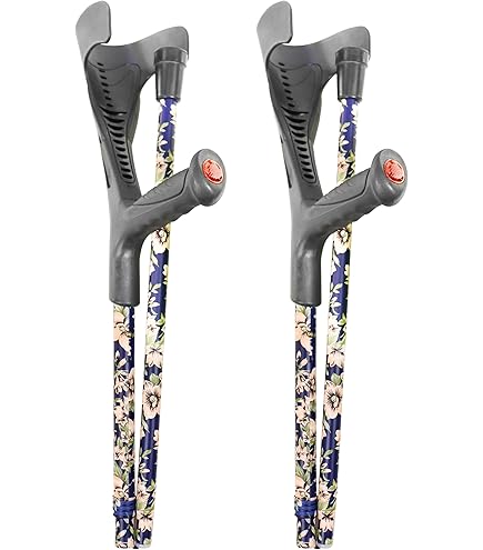 Ossenberg Purple, Full Cuff Forearm Crutches with Anatomic