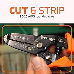 Paladin Tools PA1118 Wire Stripper Tool and Wire