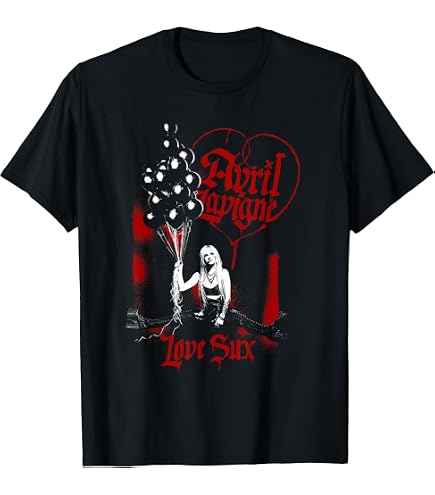 Amazon.com: Avril Lavigne Official Let Go T-Shirt - Black, Unisex