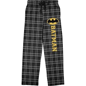 Batman Core Plaid Pajama Pants for Men