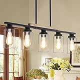 Yusist Farmhouse Kitchen Island Lighting,5-Light