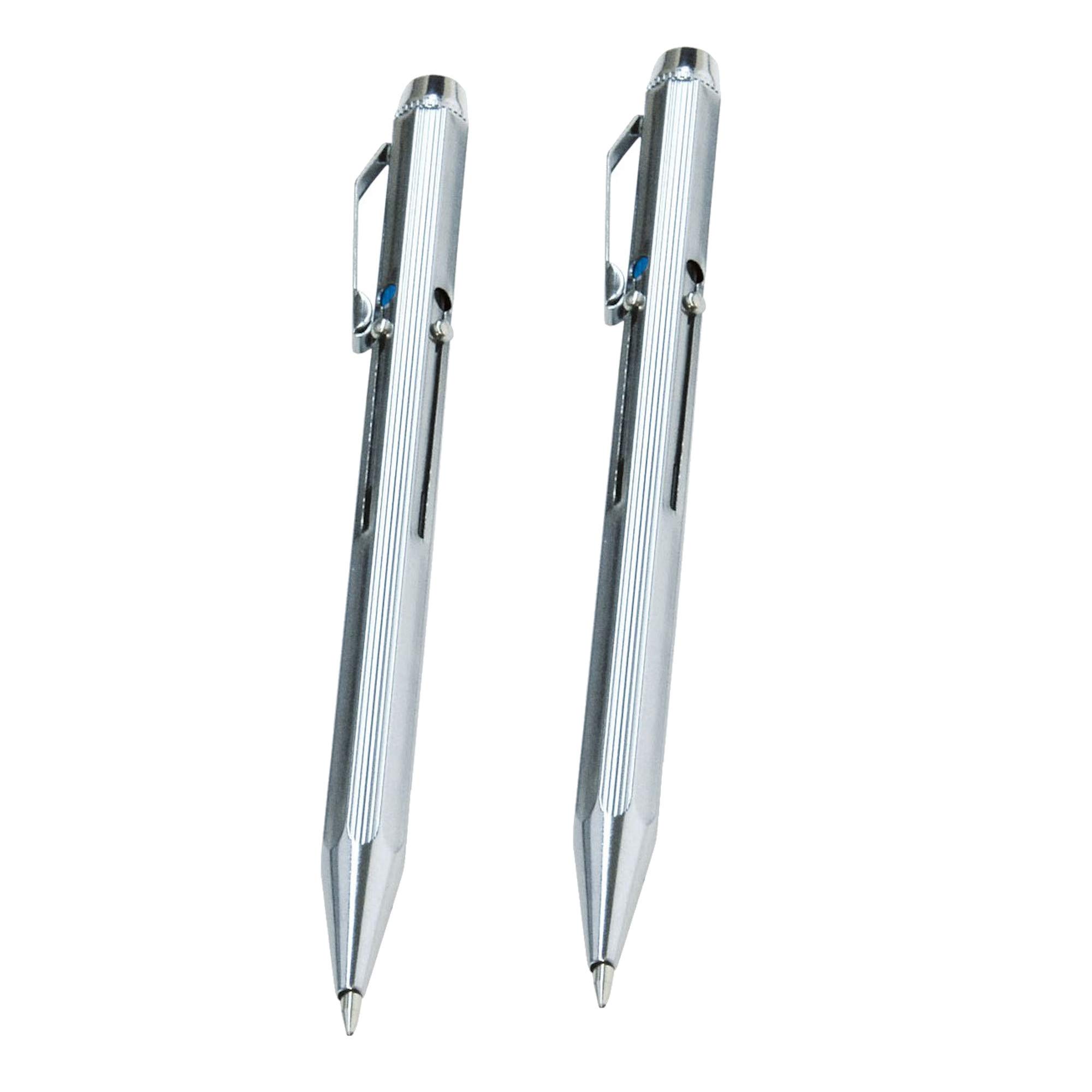 WEDO 4-colour ballpoint pen with sliding mechanism, 2er Pack Stifte