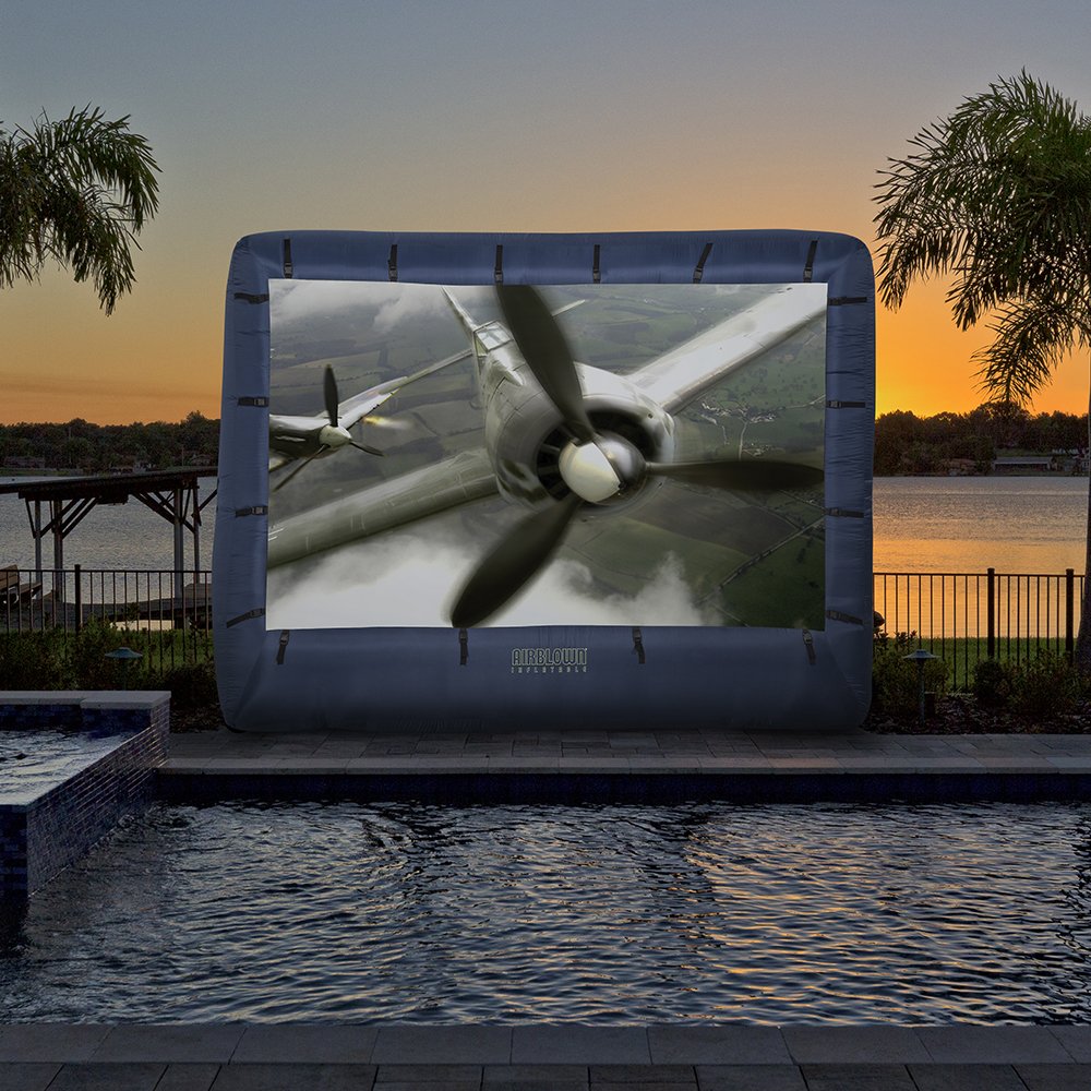 Gemmy Airblown Inflatable Movie Screen Outdoor Projectors