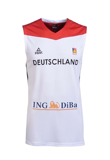 Peak Sport Europe Herren Peak Single Jersey Women 2016 White Germany Trikot