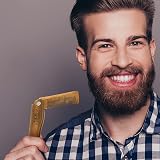 Viking Revolution Folding Beard Comb with Pouch Sandalwood Men Gift view 6